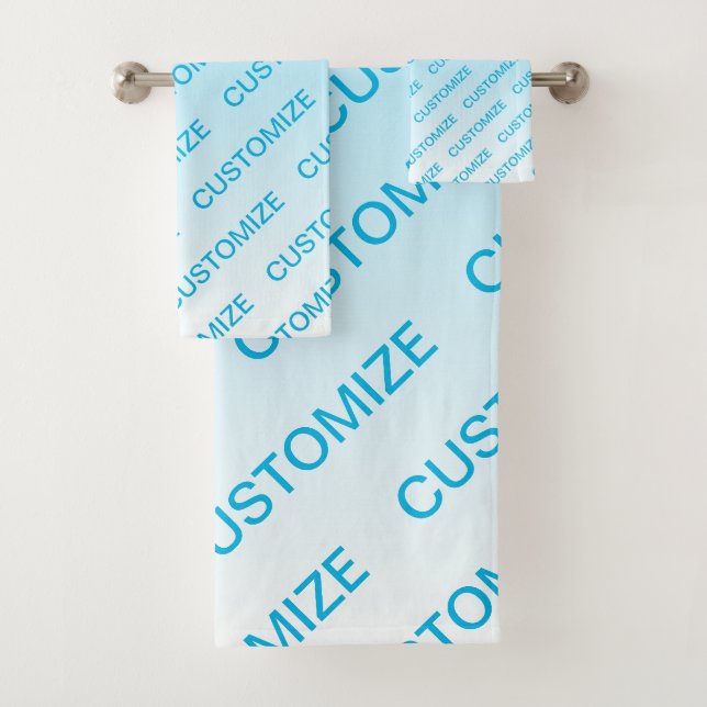 Ciel bleu (couleur changeable) Motif Ombre et text (En situation)