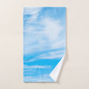 Ciel bleu nuages blancs Élégant Modèle personnalis