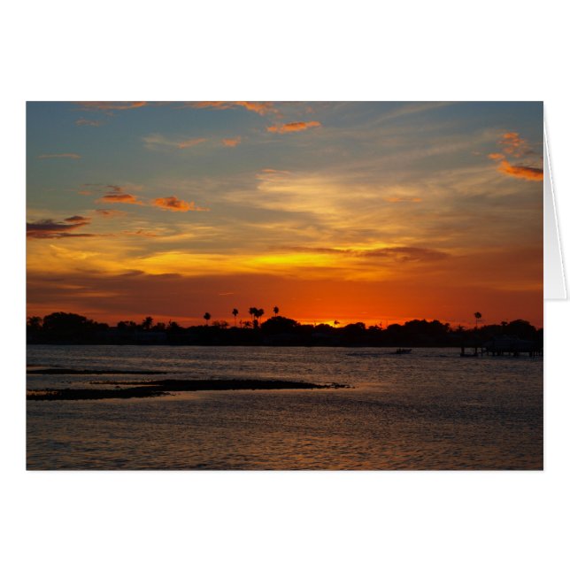 Ciel de cristal bleu et orange (Devant horizontal)