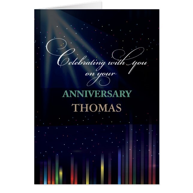 Ciel de l'anniversaire de l'employé, Congr noir pe (Devant)