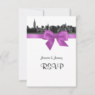 Ciel de NYC Large en noir et blanc Lilac RSVP #2