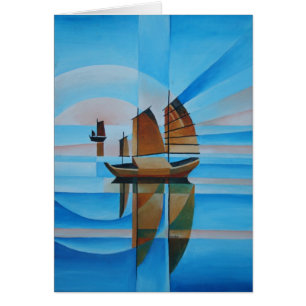 Ciel doux, Mer Céruleenne et Joncs Cubistes