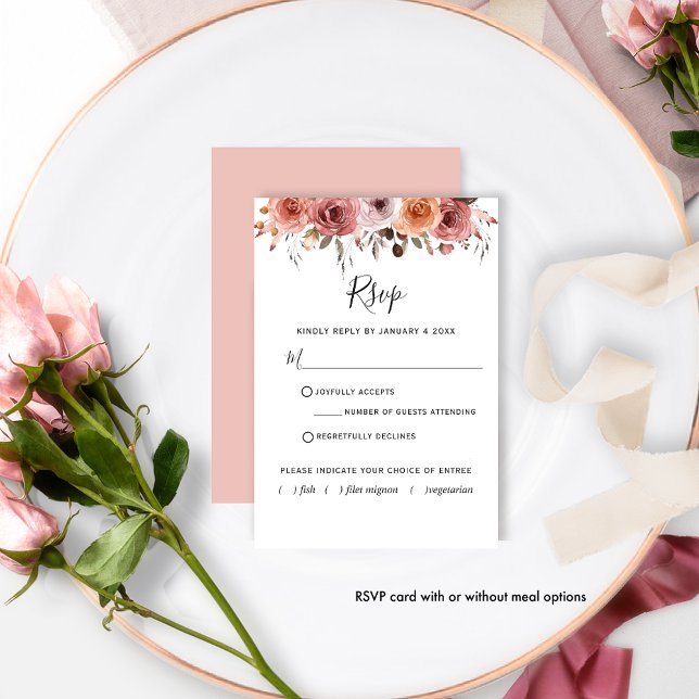 Ciel en Floral Rose avec/sans repas RSVP (Créateur téléchargé)