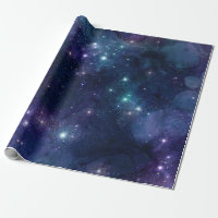 Ciel étoilé/Univers Modèle Papier cadeau