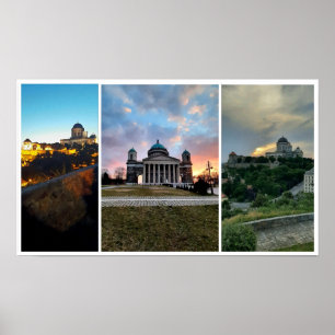 Ciel nocturne Esztergom. Affiche