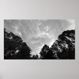 Ciel nuageux, affiche