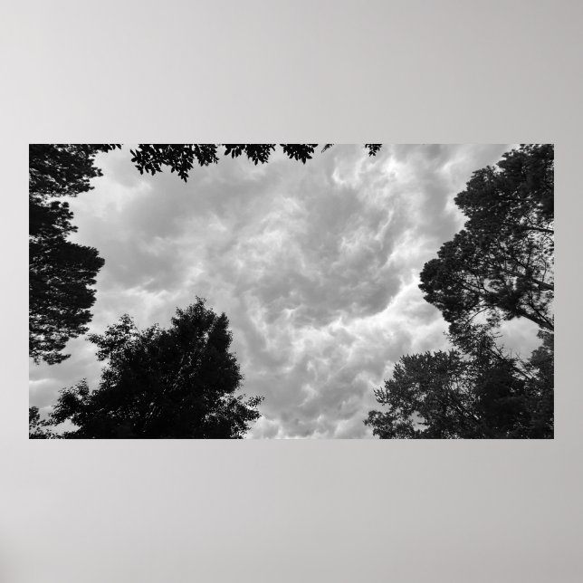 Ciel nuageux, affiche (Devant)