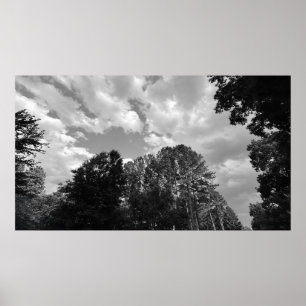 Ciel nuageux, affiche