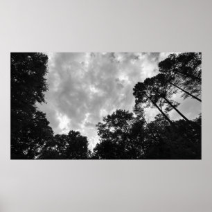 Ciel nuageux, affiche
