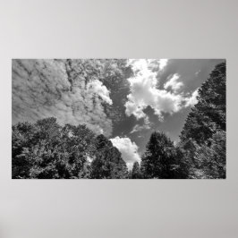 Ciel nuageux, affiche
