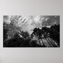 Ciel nuageux, affiche