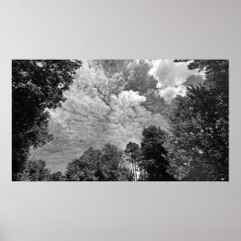 Ciel nuageux, affiche
