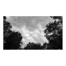 Ciel nuageux, affiche