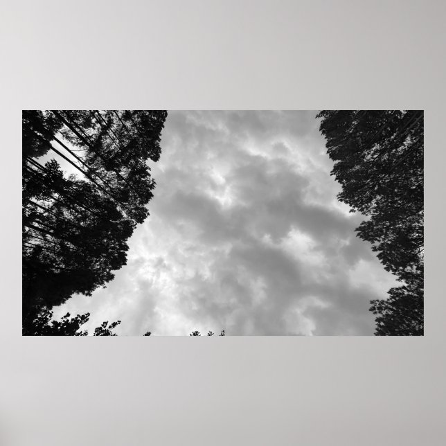 Ciel nuageux, affiche (Devant)