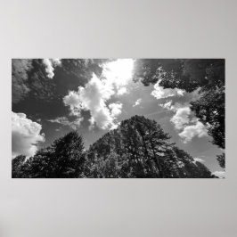 Ciel nuageux, affiche