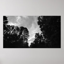 Ciel nuageux, affiche