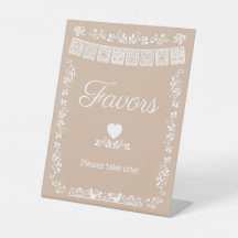 Cielito Lindo Baby Shower Favors Beige