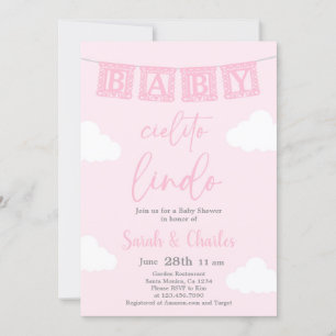 Cielito Lindo Baby shower Invitation fille