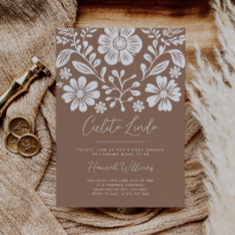 Cielito Lindo Baby shower Terracotta Invitation