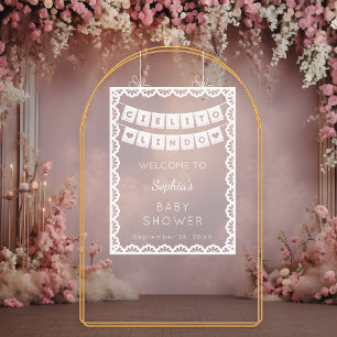 Cielito Lindo Begrüßungs-Baby-Dusche Acrylschild