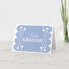 Cielito Lindo Blue Danke-Card Dankeskarte