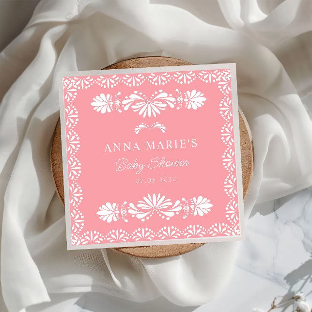 Cielito Lindo Blue Mexican baby Dusche Napkin Serviette (Von Creator hochgeladen)