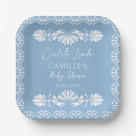 Cielito lindo Blue Mexican Baby Shower Pappteller