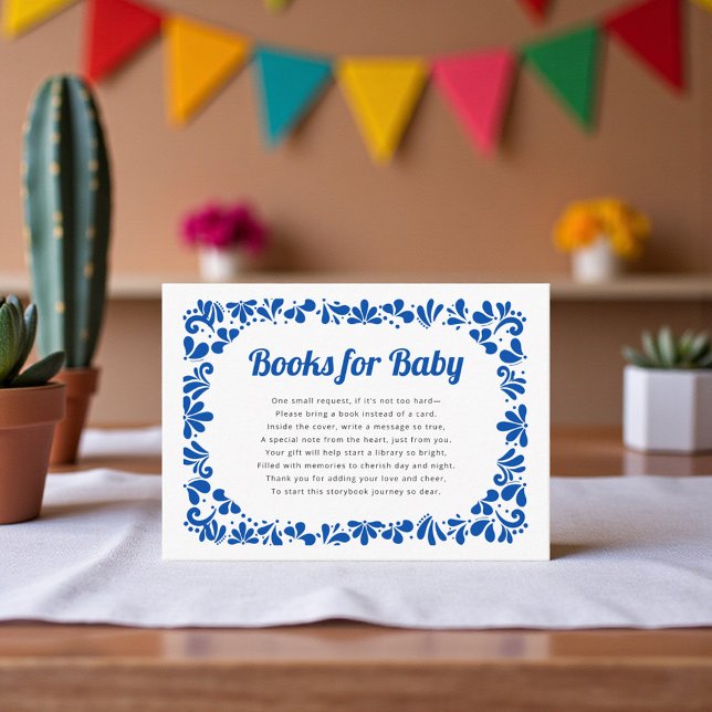 Cielito Lindo  blue white  books for baby  Begleitkarte (Von Creator hochgeladen)