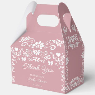Cielito Lindo Girl Baby Shower Geschenkschachtel