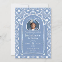 Cielito Lindo Invitation 1er anniversaire avec pho