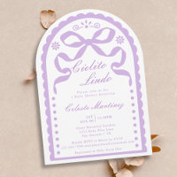 Cielito Lindo Lila Papel Picado Mädchen Babyparty