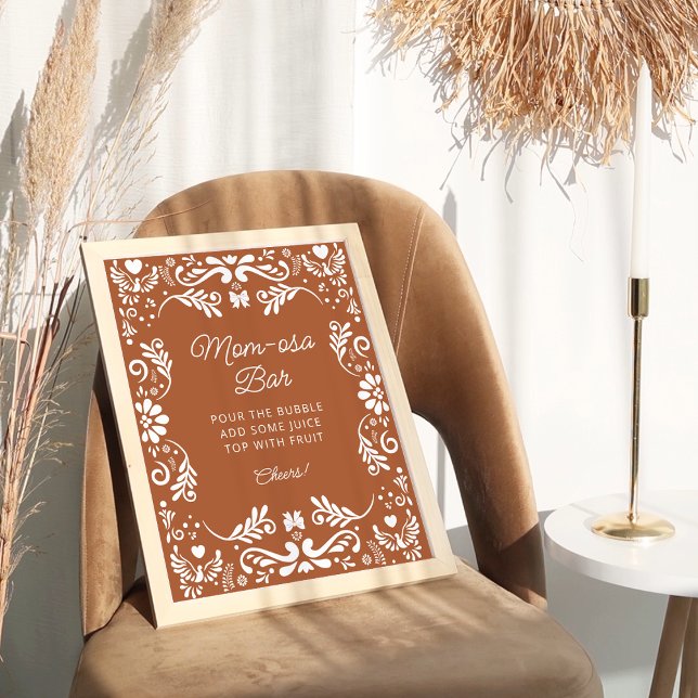 Cielito Lindo Mexican Baby Shower Mama-osa Bar Poster (Von Creator hochgeladen)
