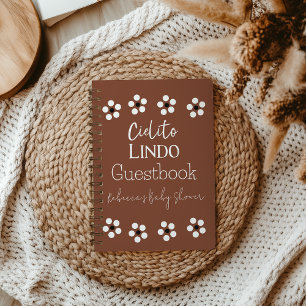 Cielito Lindo Mexican Fiesta Baby Shower Guestbook Notizbuch