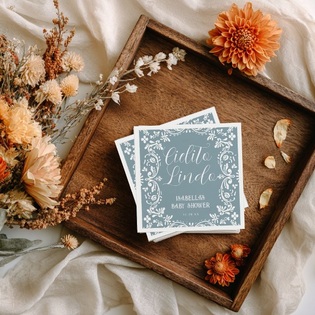 Cielito Lindo Mexican Papel Picado Talavera Serviette (Von Creator hochgeladen)