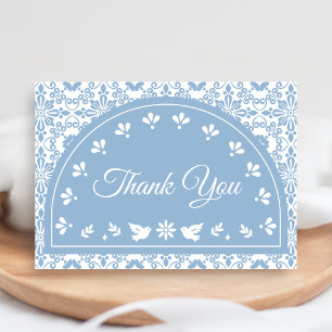 Cielito Lindo Papel Picado Baby Shower Dankeskarte