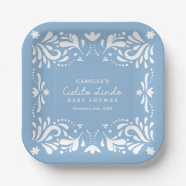 Cielito Lindo Papel Picado Kinderdusche Pappteller