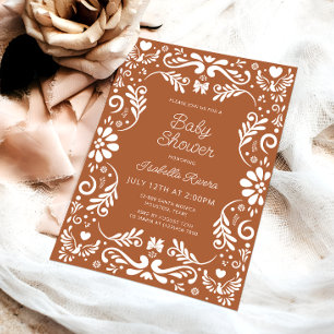 Cielito Lindo Talavera Invitation Baby Shower Mexi