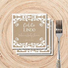 Cielito Lindo Talavera Mexican Fiesta Baby Shower Serviette