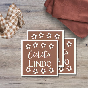 Cielito Lindo Talavera Mexican Fiesta Baby Shower Serviette