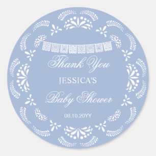 Cielito Lindo Talavera Mexicanischer Junge Baby Sh Runder Aufkleber