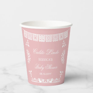 Cielito Lindo Talavera Mexicanisches Mädchen-Baby- Pappbecher