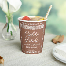 Cielito Lindo Terracotta Papierbanner Baby Shower