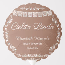 Cielito Lindo Terrakotta-Papel-Picado-Baby-Shower