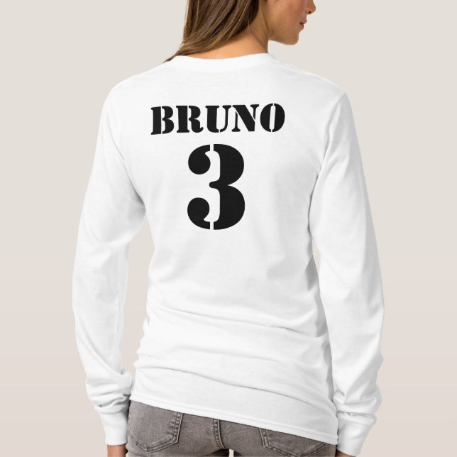 Cielo Azul Raben mit Zahl T-Shirt (Rückseite)