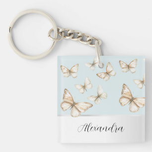 Cieux bleus et papillons 