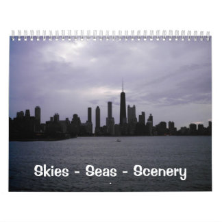 Cieux - mers - calendrier de paysage