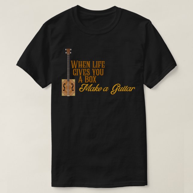 Cigar Box Guitars T-Shirt (Design vorne)