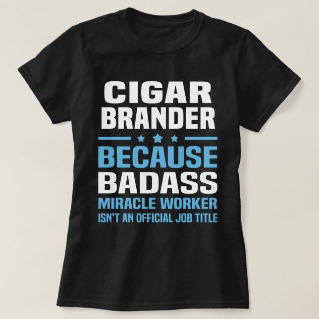 Cigar Brander T-Shirt (Design vorne)