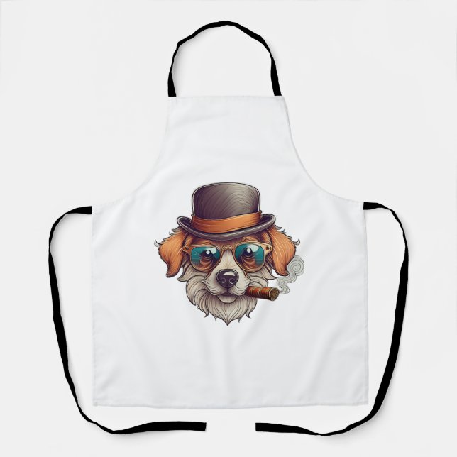 Cigar Dog Schürze (Vorderseite)