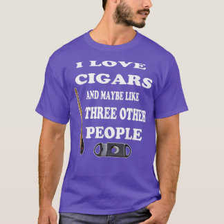 Cigar Gift Idee Funny Cigar Zubehör Geschenk Set  T-Shirt